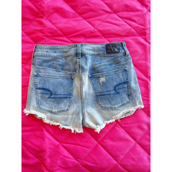 AMERICAN EAGLE OUTFITTERS HI-RISE SHORTS SIZE 4 - Picture 3 of 7